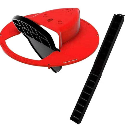 Capcană inteligentă din plastic reutilizabilă pentru șoareci Flip N Slide Capac găleată pentru șobolani Capcană pentru șoareci Capcană umană sau letală Stil ușă Capcană multiplă