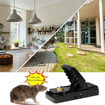 8Pcs капан за мишки за многократна употреба, улавяне на плъхове, малки мишки, капани за мишки, плъхове, пластмасова закопчалка за примамка, пружина, ловец на гризачи, убиец на вредители, инструмент за контрол