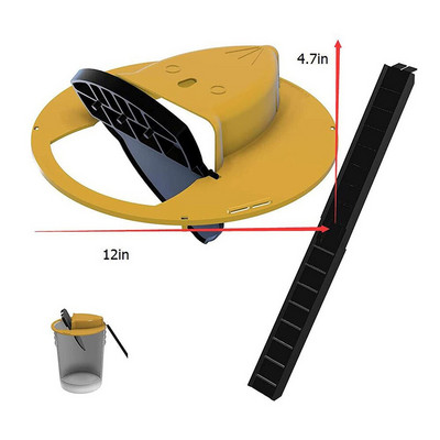 Prirodna zamka za miševe Višekratna upotreba, preklopni klizni poklopac kante Zamka za miševe Humana zamka Automatsko poništavanje vrata miša Višestruki alati za snimanje