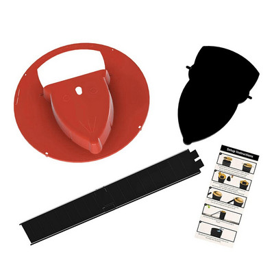 Prirodna zamka za miševe Višekratna upotreba, preklopni klizni poklopac kante Zamka za miševe Humana zamka Automatsko poništavanje vrata miša Višestruki alati za snimanje