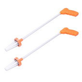 2X My Critter Catcher-ul cu mâner lung pentru insecte Prinde păianjeni și insecte (portocaliu)