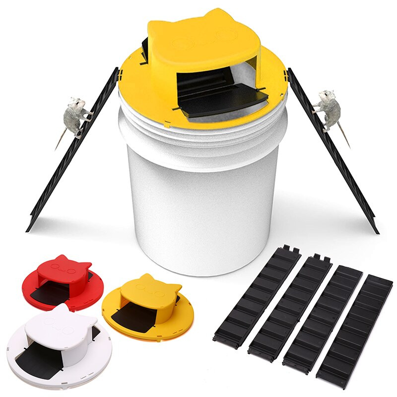 Capcană letală pentru șoareci Capcană pentru creativitate Capcană pentru șoareci Capcană pentru găleată cu glisare Capcană pentru șoareci Capcană pentru șoareci Reutilizabilă automată rapidă și eficientă Capcană pentru șoareci