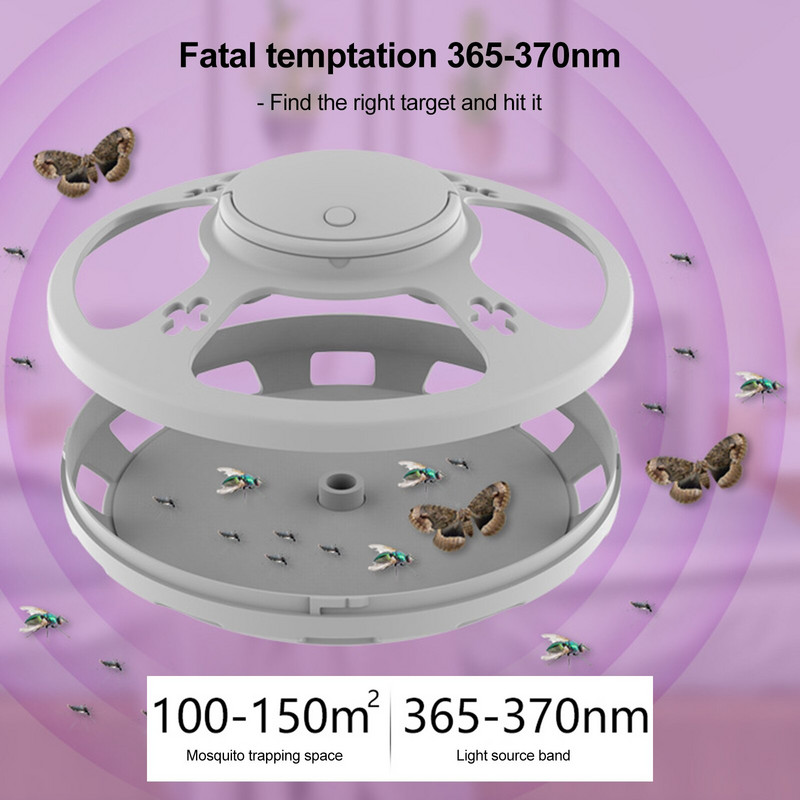 Električni udar Lampa protiv komaraca Prijenosna zamka Fly Bug Zapper Insect Killer Kućna kontrola štetočina Repelent Kampiranje na otvorenom