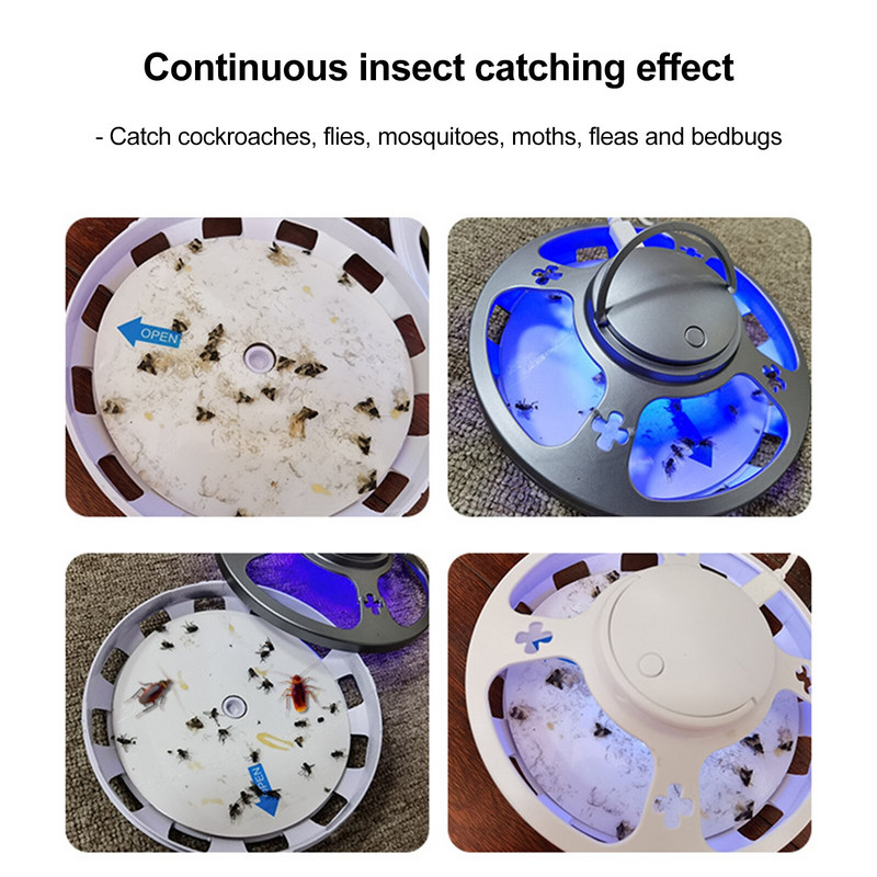 Električni udar Lampa protiv komaraca Prijenosna zamka Fly Bug Zapper Insect Killer Kućna kontrola štetočina Repelent Kampiranje na otvorenom