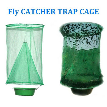 2 τμχ Κρεμαστό Flycatcher Επαναχρησιμοποιήσιμο Πτυσσόμενο Fly Trap Παγίδα κουνουπιών Top Catcher Fly σφήκα εντόμων Bug Killer Fly Catcher Έλεγχος παρασίτων