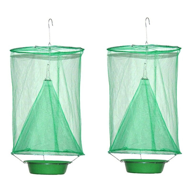 2 kom Viseća muholovka Sklopiva zamka za muhe Višekratna upotreba Zamka za komarce Top Catcher Fly Wasp Ubojica insekata Fly Catcher Kontrola štetočina