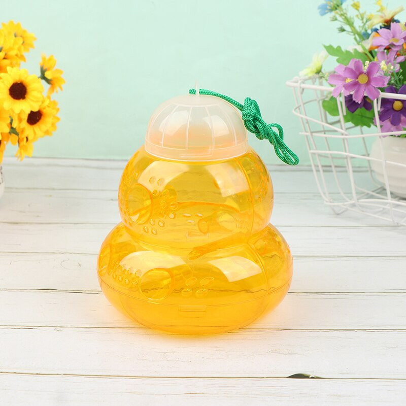 Pasca na muchy, zabijak tekvicovitého tvaru, závesná pasca na osy je vhodná na chytanie hmyzu, sršňov, opakovane použiteľných pascí na včely a tesárov do záhrady.