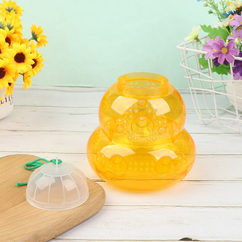 Pasca na muchy, zabijak tekvicovitého tvaru, závesná pasca na osy je vhodná na chytanie hmyzu, sršňov, opakovane použiteľných pascí na včely a tesárov do záhrady.