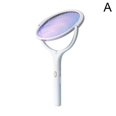 5 U 1 Električna mlaznica za komarce Lampa za ubijanje komaraca Podesiva buba USB Fly Bat Angle Zapper Električna punjiva 3500 V F0J9