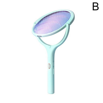 5 U 1 Električna mlaznica za komarce Lampa za ubijanje komaraca Podesiva buba USB Fly Bat Angle Zapper Električna punjiva 3500 V F0J9