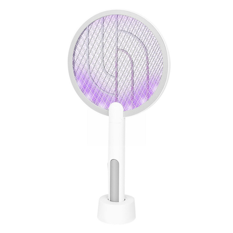 2 v 1 elektrická pálka na komáre, lampa na zabíjanie komárov, uhlová elektrická USB 2500V nabíjateľná pálka na muchy, nastaviteľná pálka K7M9