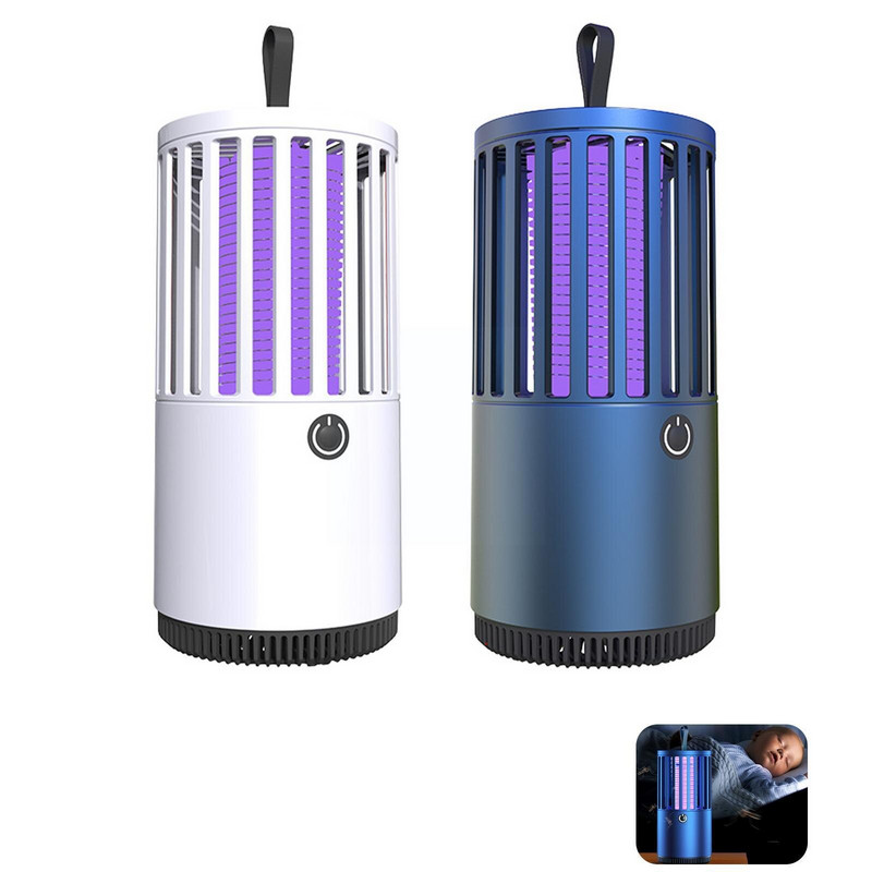 Elektrický zabijak komárov, nabíjateľný repelent proti hmyzu, stlmený hmyz, pasca na hmyz, bezžiarová lampa, proti komárom, vonkajšia D1Q0