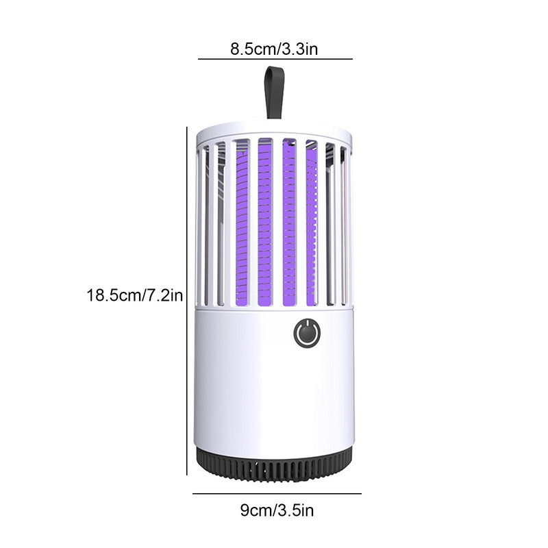 Elektrický zabijak komárov, nabíjateľný repelent proti hmyzu, stlmený hmyz, pasca na hmyz, bezžiarová lampa, proti komárom, vonkajšia D1Q0