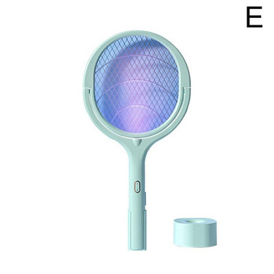 5 v 1 elektrická plácačka na komáre, lampa na zabíjanie komárov, uhlová elektrická nabíjateľná 3500V plácačka na muchy, USB, nastaviteľná, proti hmyzu, M3T8