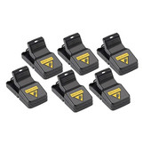 AT69 -6 ks opakovane použiteľná plastová pasca na myši, potkany, myši, chytanie potkanov, pasce na myši, zabijak škodcov, pasce na myši, chytač hlodavcov pre domácnosť