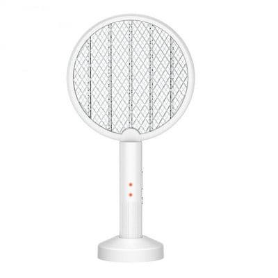 3 v 1 elektrický zabijak proti komárom, nabíjateľný s USB, 3500 V, nastaviteľný uhol, elektrický zabijak proti hmyzu, plácačka na muchy a netopiere