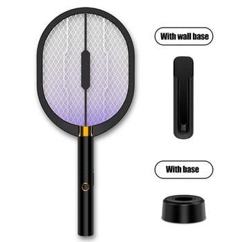 Bug Zapper Mosquito Swatter 2 в 1 Електрически Mosquito Sappers USB акумулаторна електрическа мухобойка за дома на открито