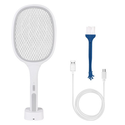 Letná raketa na komáre, nabíjateľná USB s UV svetlom, proti hmyzu, chrobáka, 3000V, elektrická plácačka na muchy, LED lampa