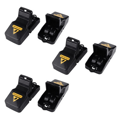 6X hiirelõks Mouse Finger Live Trap Rat Trap Black