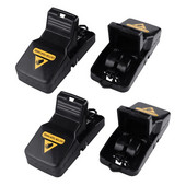 Karštas SV-4X pelės gaudyklė Pelės pirštas Live Trap Rat Trap juodas