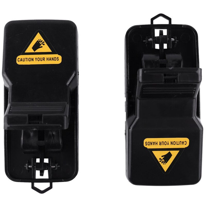 Karštas SV-4X pelės gaudyklė Pelės pirštas Live Trap Rat Trap juodas