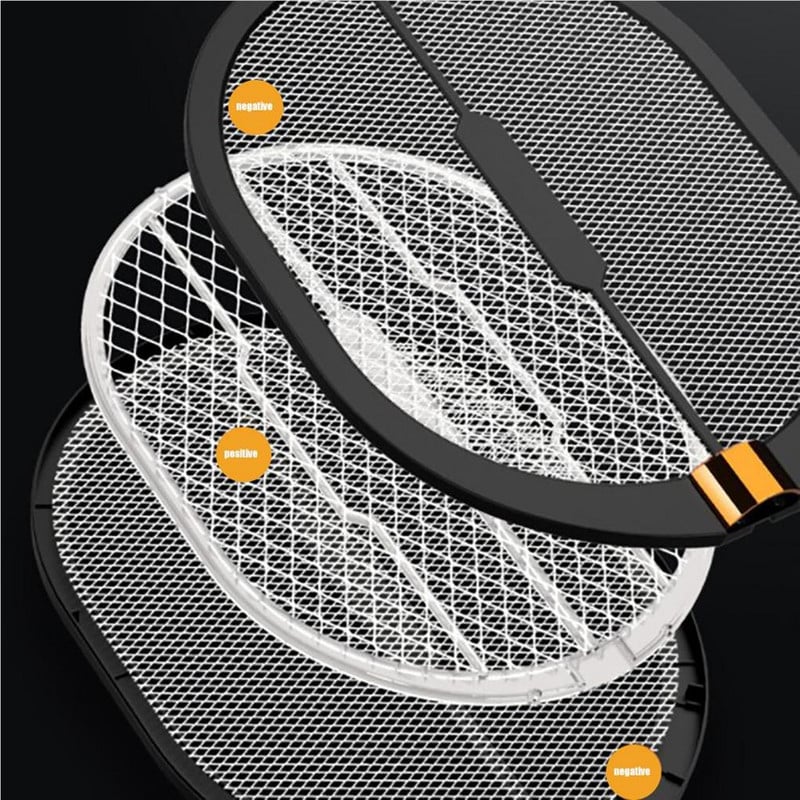 Elektrická plácačka proti komárom Bug Zapper 2 v 1, nabíjateľná elektrická plácačka proti komárom s USB, pre domácnosť a vonkajšie použitie