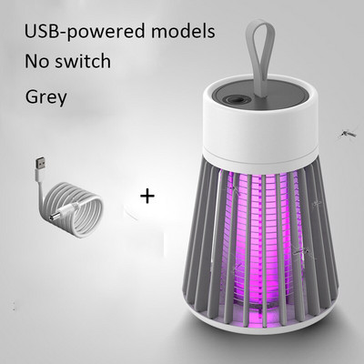 Elektrická USB lampa na zabíjanie komárov, nabíjateľná lampa proti komárom, hmyz, muchy, repelent, muchy