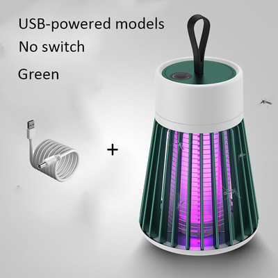 Elektrická USB lampa na zabíjanie komárov, nabíjateľná lampa proti komárom, hmyz, muchy, repelent, muchy
