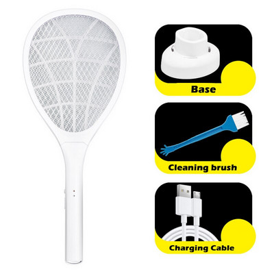 Dva v jednom 10 LED svietidlo na komáre, 3000V, elektrická lampa na zabíjanie hmyzu, USB nabíjateľná, letná mucholapka, pasca na hmyz