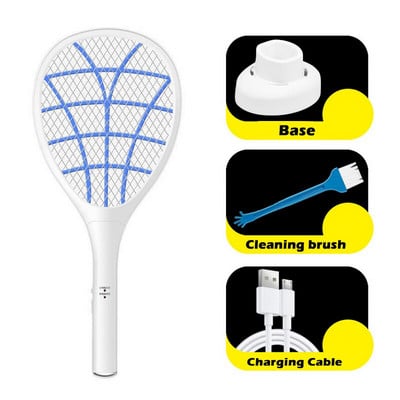 Dva v jednom 10 LED svietidlo na komáre, 3000V, elektrická lampa na zabíjanie hmyzu, USB nabíjateľná, letná mucholapka, pasca na hmyz