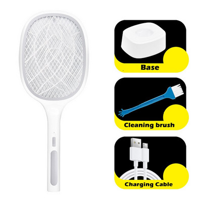 Dva v jednom 10 LED svietidlo na komáre, 3000V, elektrická lampa na zabíjanie hmyzu, USB nabíjateľná, letná mucholapka, pasca na hmyz