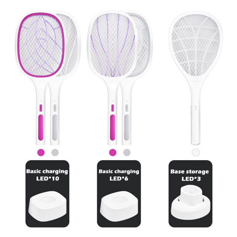 Dva v jednom 10 LED svietidlo na komáre, 3000V, elektrická lampa na zabíjanie hmyzu, USB nabíjateľná, letná mucholapka, pasca na hmyz