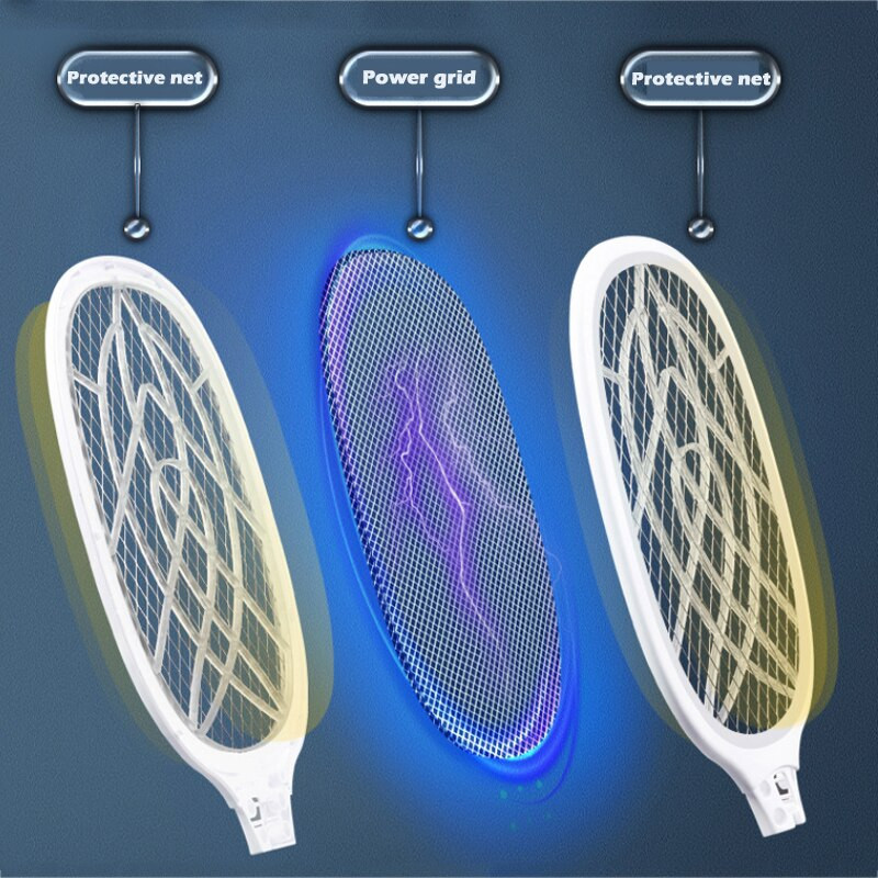 Dva v jednom 10 LED svietidlo na komáre, 3000V, elektrická lampa na zabíjanie hmyzu, USB nabíjateľná, letná mucholapka, pasca na hmyz