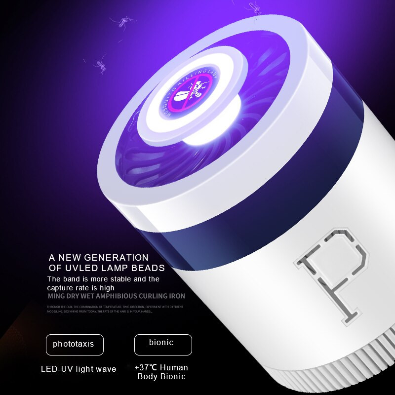 Lampă pentru uciderea țânțarilor Led Lampă electronică pentru eliminarea insectelor Muște electrice pentru insecte Capcană pentru muște anti-lumină Camping pentru interior ucide insectele în aer liber