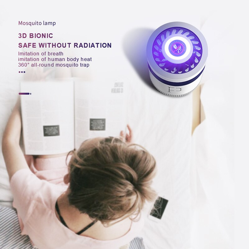 Lampă pentru uciderea țânțarilor Led Lampă electronică pentru eliminarea insectelor Muște electrice pentru insecte Capcană pentru muște anti-lumină Camping pentru interior ucide insectele în aer liber