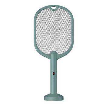 2 в 1 електрическа USB акумулаторна Led светлина Mosquito Killer Fly Bug Mosquito Trap Racket Anti Insect Bug Zapper