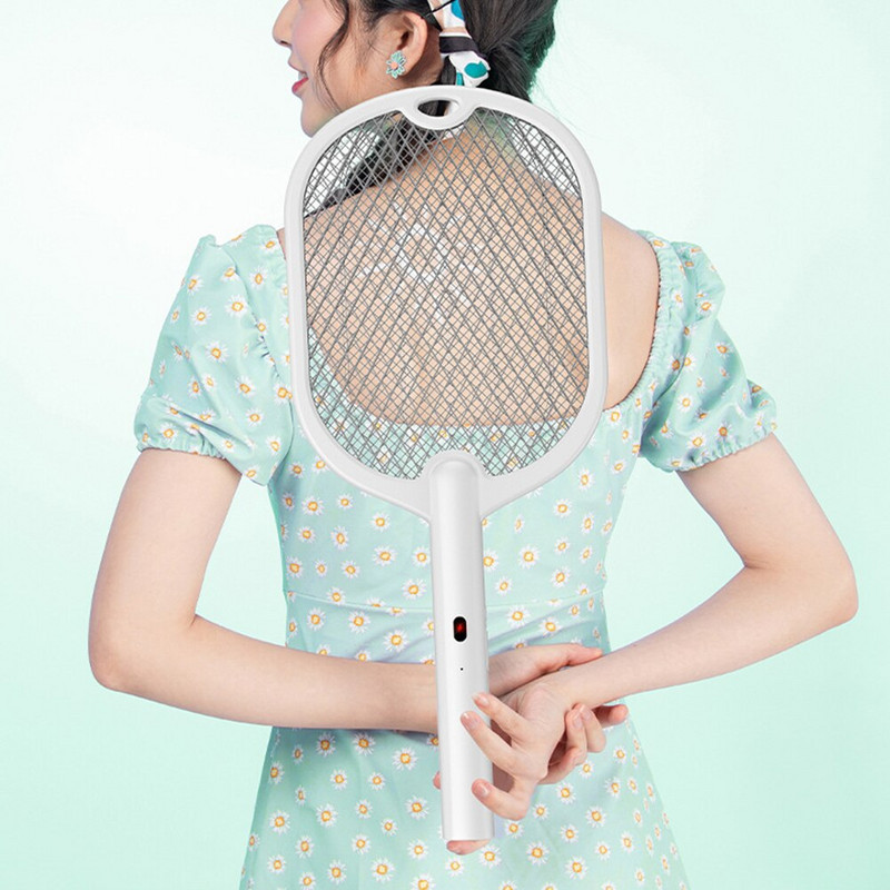 2 u 1 električno USB punjivo LED svjetlo Mosquito Killer Fly Bug Mosquito Trap Reket protiv insekata Bug Zapper