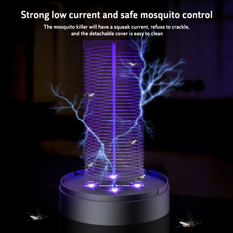 Mosquito Killer ubija bube Led Električni USB Ultraviolet Insect Muhe Lamp Fly Trap Za kampiranje Indoor Bug Zapper Light Garden