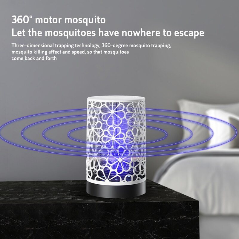 Mosquito Killer ubija bube Led Električni USB Ultraviolet Insect Muhe Lamp Fly Trap Za kampiranje Indoor Bug Zapper Light Garden