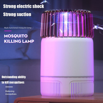 ΝΕΑ Ηλεκτρική λάμπα κατά των κουνουπιών Επαναφορτιζόμενη UV Απωθητική USB Fly Trap Insect Muggen Killer Light Bug Zapper Φορητό