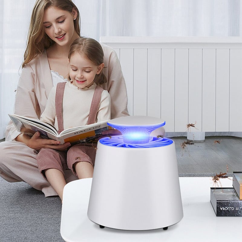 Domáca spálňa Lampa na zachytávanie komárov Lampa na zabíjanie komárov LED UV nočné svetlo USB zabíjač hmyzu chyba hmyz