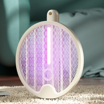 Περιστρεφόμενο αναδιπλούμενο Bug Zapper 3000 Killer Electric Fly Swatter