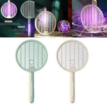 Περιστρεφόμενο αναδιπλούμενο Bug Zapper 3000 Killer Electric Fly Swatter