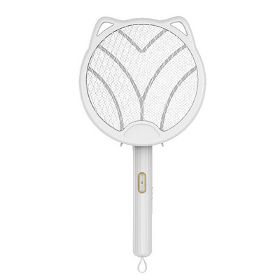 Skladací lapač komárov Fly Zapper, raketa na chytanie hmyzu, svetlo, nabíjateľná elektrická plácačka na komáre