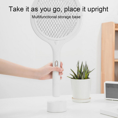 3 в 1 електрическа ловка за комари Mosquito Killer Lamp 3500v 1200mah Регулируема USB акумулаторна електрическа лампа за насекоми Z7f6