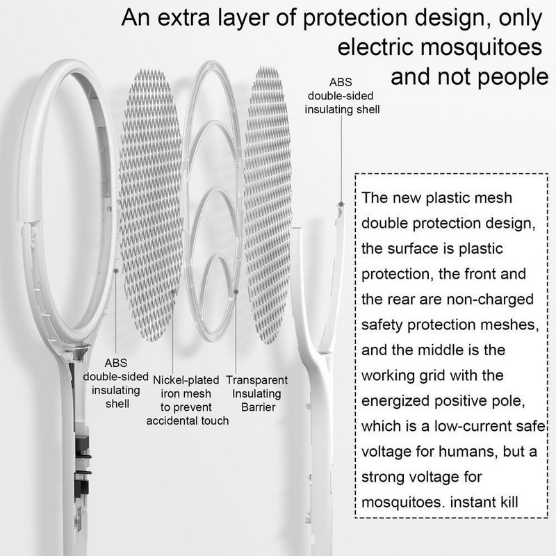 3 v 1 elektrická lapačka na komáre, lampa na zabíjanie komárov 3500 V 1200 mAh, nastaviteľná nabíjateľná USB elektrická lapačka na hmyz Z7f6