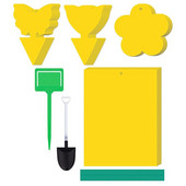 Capcane pentru muște, capcane lipicioase pentru muște de fructe, capcane pentru insecte lipicioase pentru muște de fructe pentru interior, exterior, ucigaș de mușcăr, controlul dăunătorilor, grădinărit pentru plante