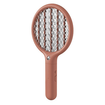 Elektrická lapačka na muchy 2 v 1, lampa a raketa proti hmyzu, USB nabíjateľná, 2600V, 3 sieťoviny, pre domácnosť a exteriér