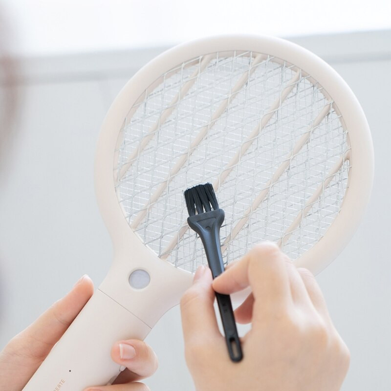 Elektrická lapačka na muchy 2 v 1, lampa a raketa proti hmyzu, USB nabíjateľná, 2600V, 3 sieťoviny, pre domácnosť a exteriér