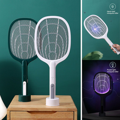 3000V elektrický zabijak múch s UV svetlom, nabíjateľná USB LED lampa, letná pasca na komáre, raketa proti hmyzu, zapierač chrobákov